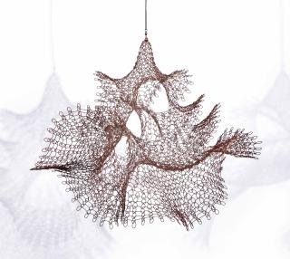 Ruth Asawa - Untitled (S.352, Hanging Open Windows Form (Three Columns))