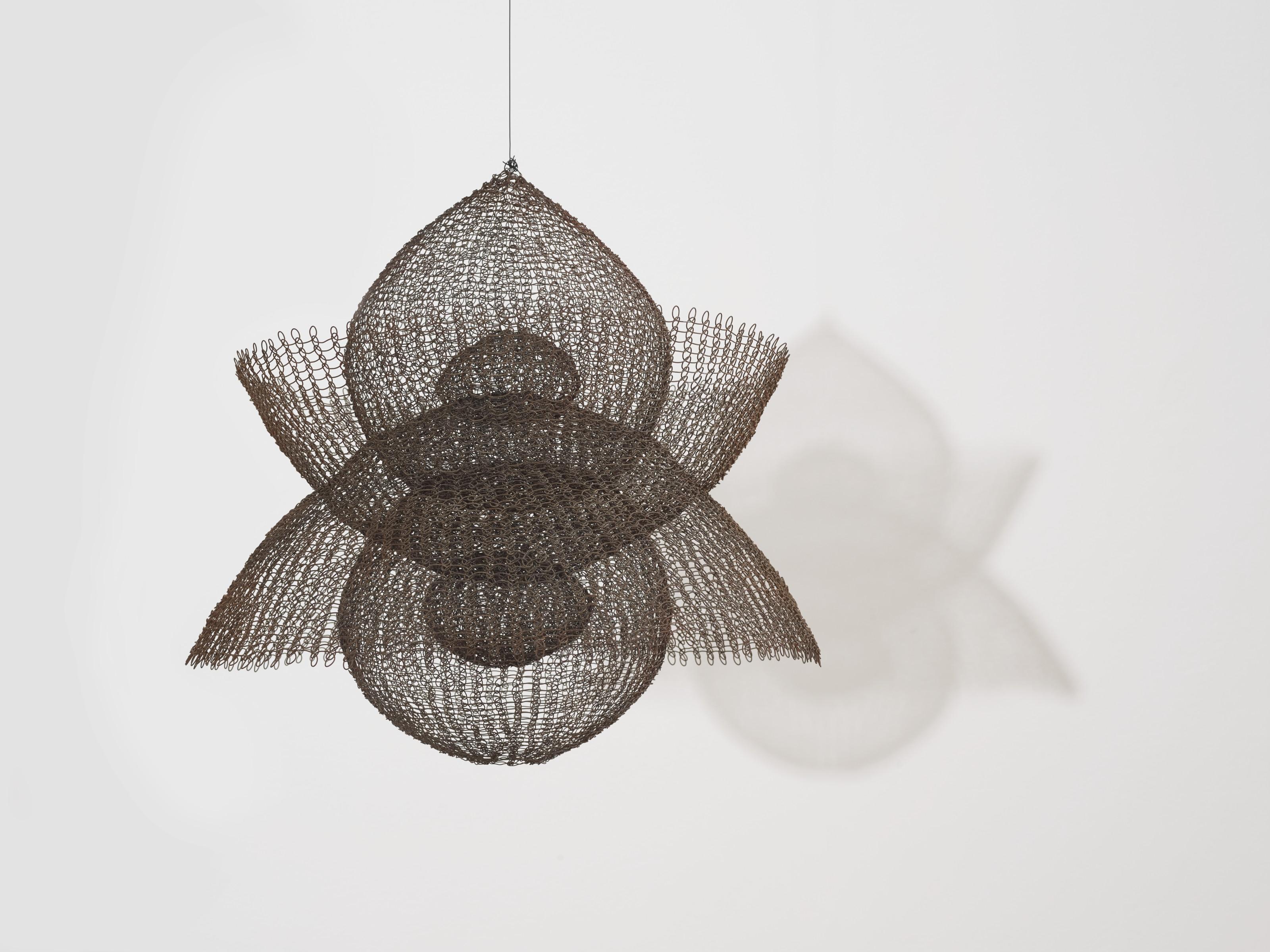 Ruth Asawa - Untitled (S.402, Hanging Two Interlocked Spheres, Each Containing One Sphere that Interlocks with an Outer Half-Sphere Form)