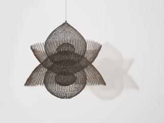 Ruth Asawa - Untitled (S.402, Hanging Two Interlocked Spheres, Each Containing One Sphere that Interlocks with an Outer Half-Sphere Form)