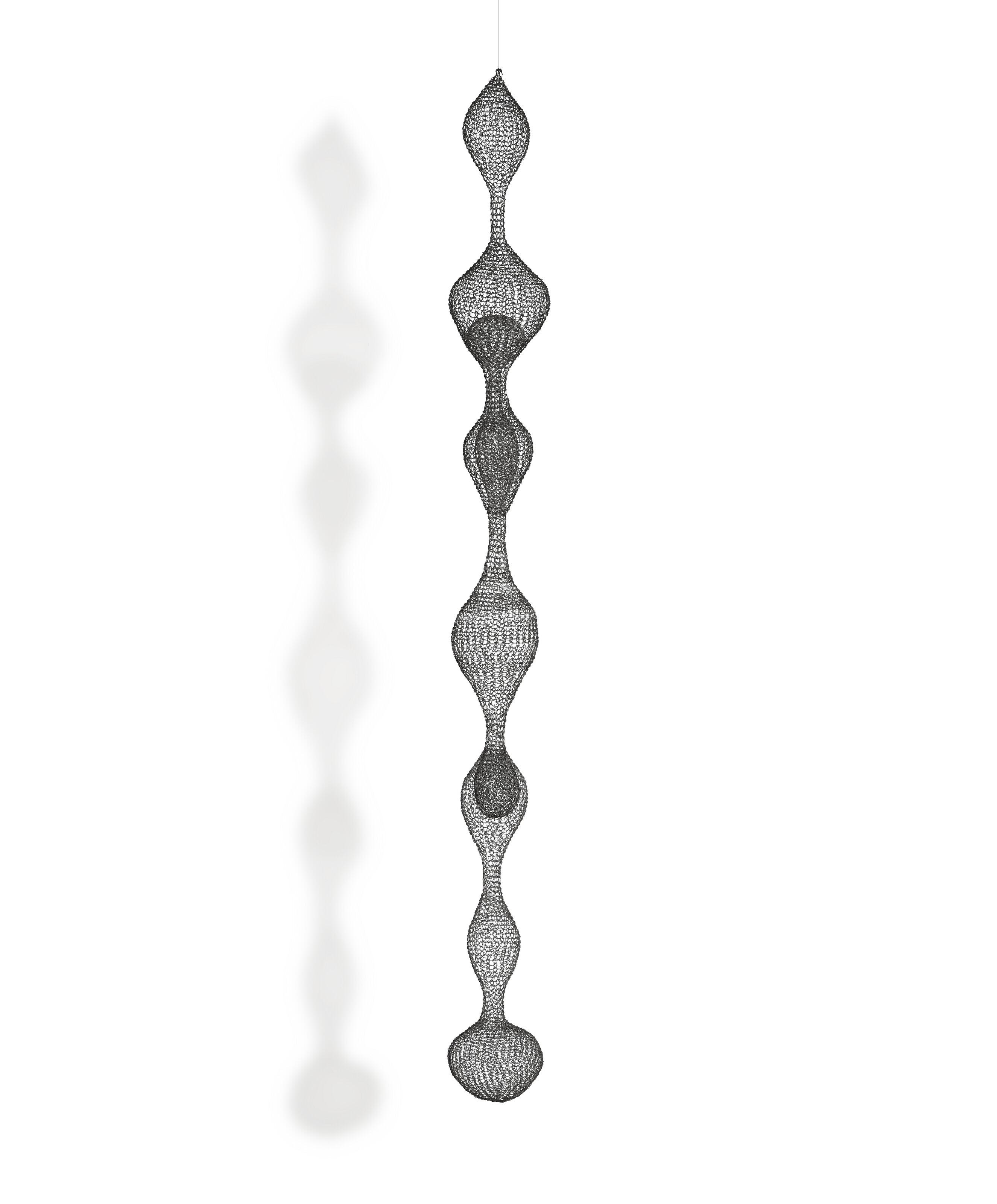 Ruth Asawa - Untitled (S.410, Hanging Seven-Lobed, Three-Part Continuous Form (Stripes))