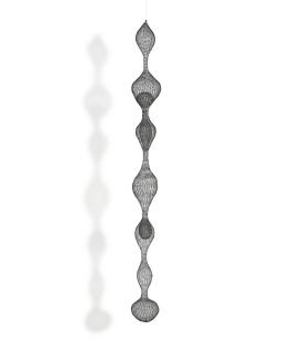 Ruth Asawa - Untitled (S.410, Hanging Seven-Lobed, Three-Part Continuous Form (Stripes))