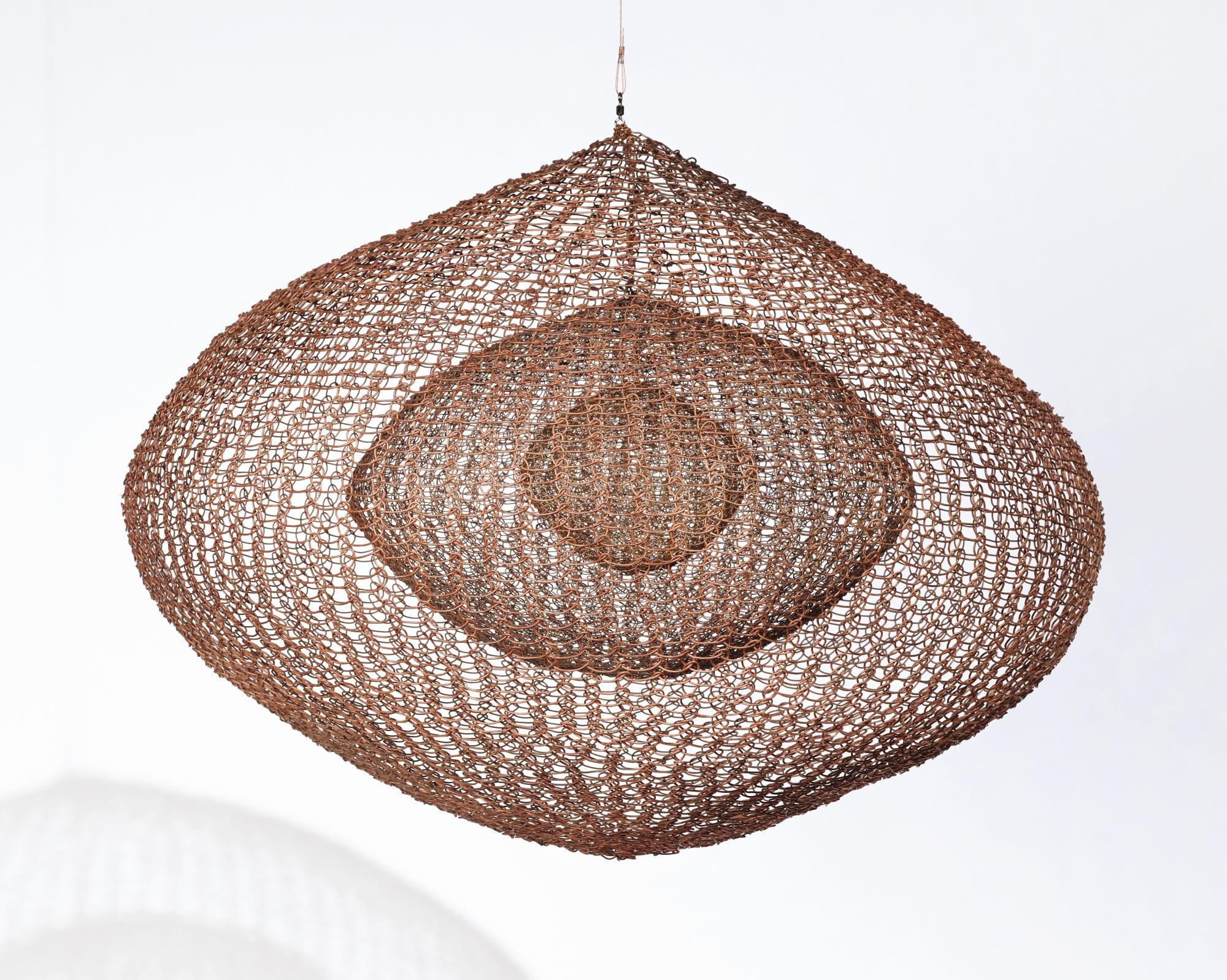 Ruth Asawa - Untitled (S.422, Hanging Single-Lobed, Three Layers Of Spheres)