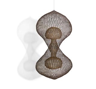 Ruth Asawa - Untitled (S.469, Hanging Two Complex Interlocking Forms with Symmetrical Interior Forms)