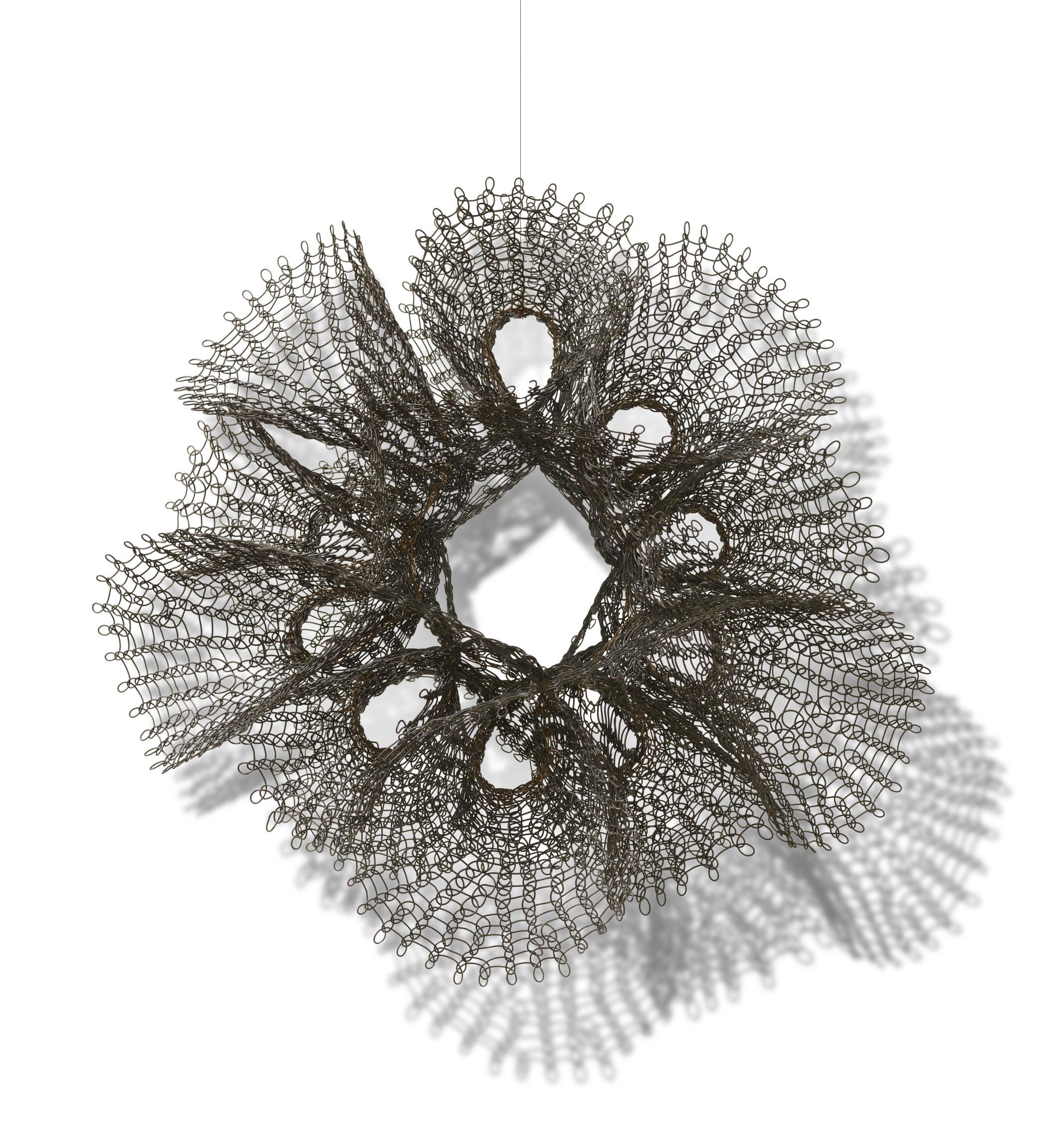 Ruth Asawa - Untitled (S.753, Hanging Ten Interlocking Double Trumpets)