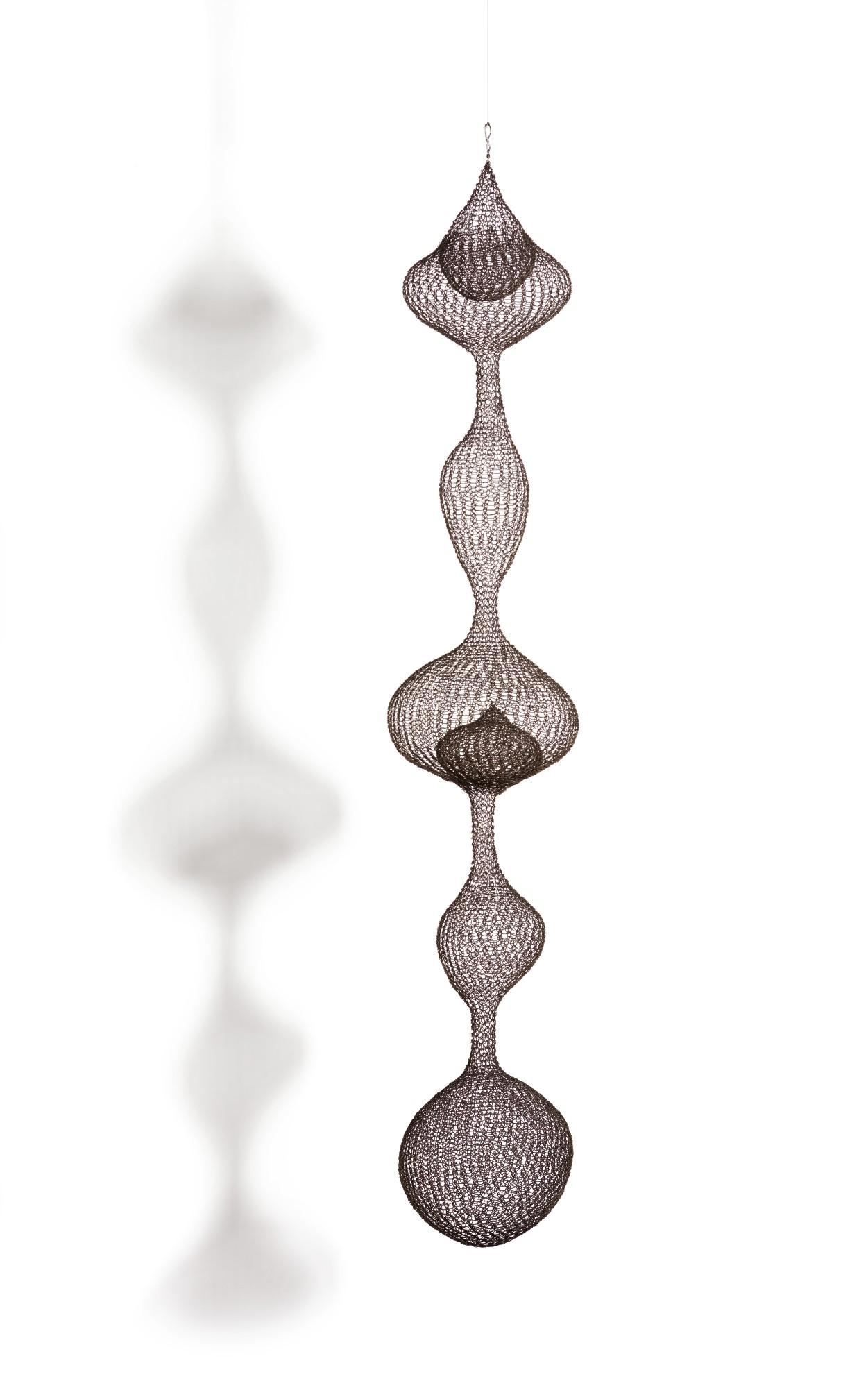 Ruth Asawa - Untitled (S.853, Hanging Five-Lobed, Three Part, Discontinuous Surface With Asymmetrical And Symmetrical Lobes)