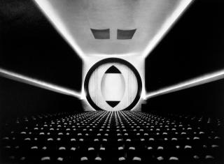 Ruth Bernhard - Eighth Street Movie Theater, New York (Frederick Kiesler, Architect)