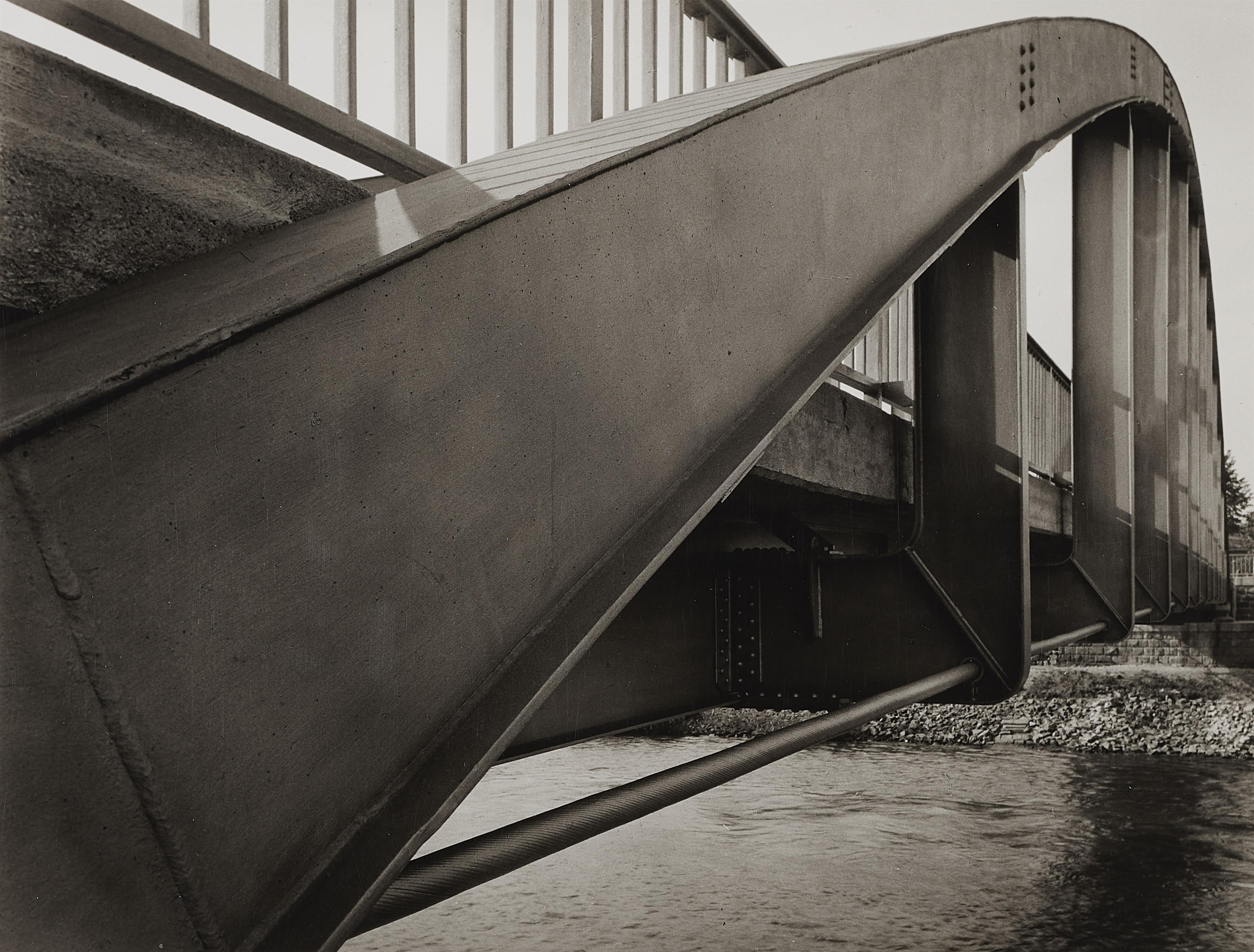 Ruth Hallensleben - Kanalbrücke bei Haltern. Siebau, Brückenkonstruktion
