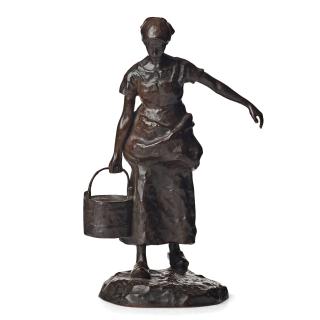 Ruth Milles - Girl with a water bucket (\