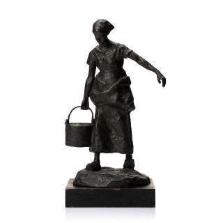 Ruth Milles - Girl with a water bucket (\