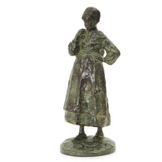 Ruth Milles - Young girl with a bag