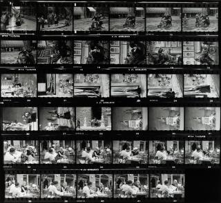 Ruth Orkin - American Girl in Florence, Italy, contact sheet