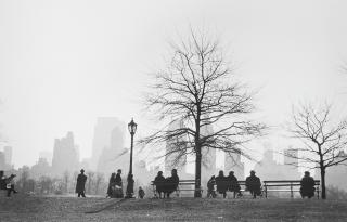 Ruth Orkin - Central Park Silhouette
