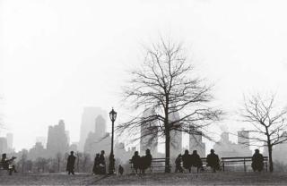 Ruth Orkin - Central Park South Silhouette, NYC