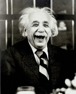 Ruth Orkin - Einstein at a Princeton Luncheon, 1953