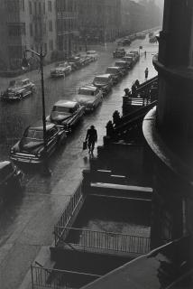 Ruth Orkin - Man in Rain, West 88th Street, New York City