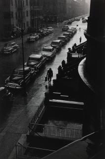 Ruth Orkin - Man in Rain, West 88th Street, New York City