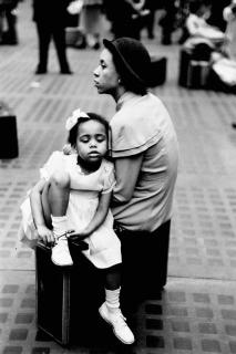 Ruth Orkin - Mother and Daughter at Penn Station