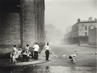 Ruth Orkin - Sandstorm, Greenwich Village, 1949