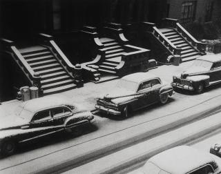 Ruth Orkin - White Stoops, New York City