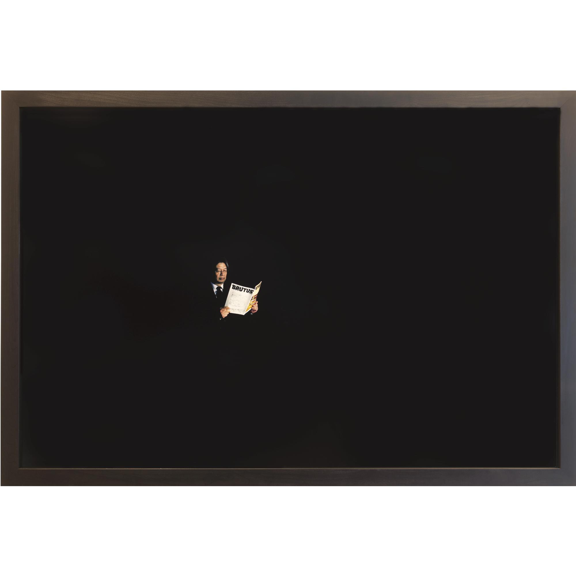 Ryan Gander - British a Portrait Of Mr Sato Attempting To Differentiate Between San to And Aston In The Darkness