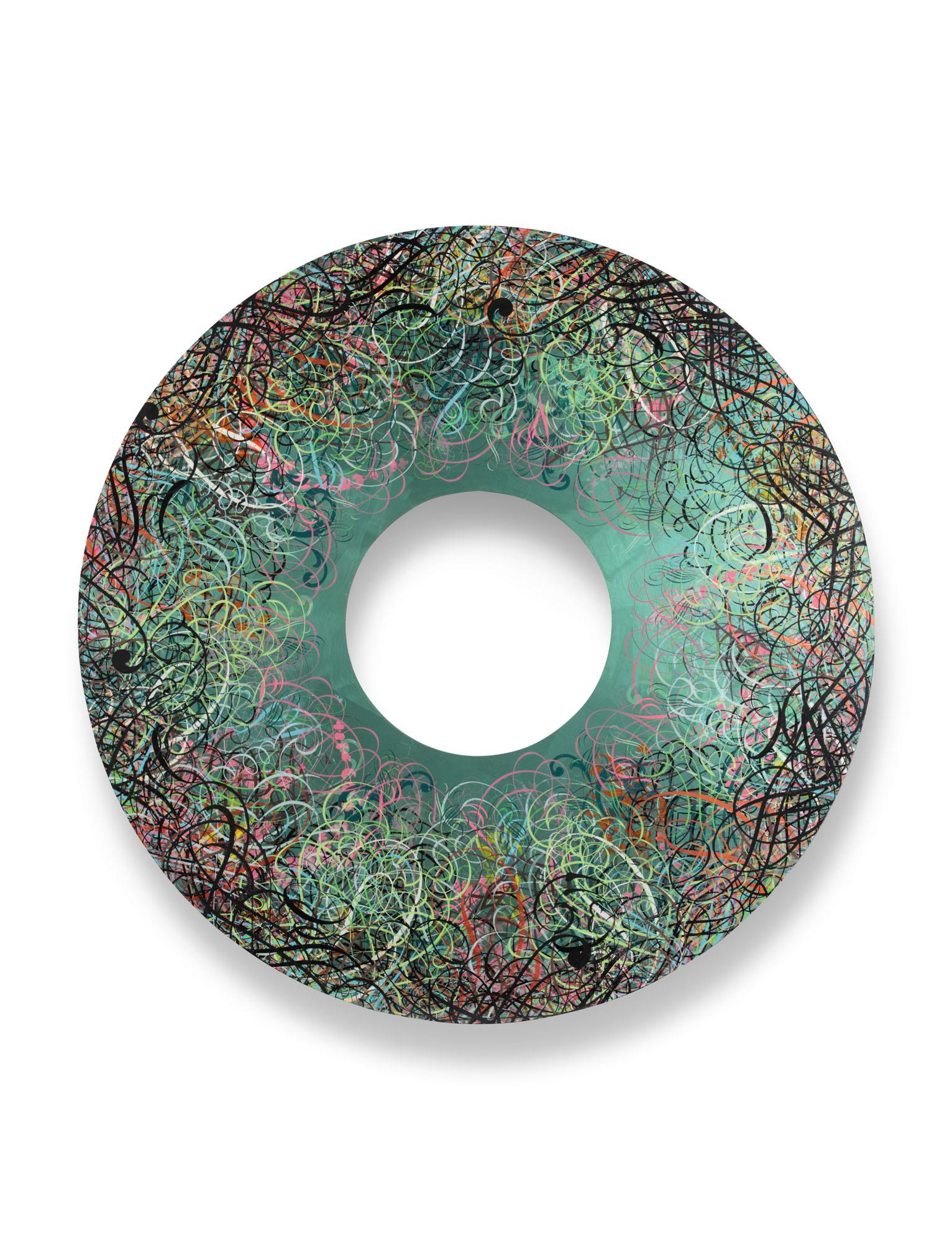Ryan Mcginness - Untitled (Green Donut)