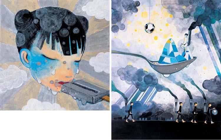 Ryoko Kato - Ice Lolly and Stripes, The Nuke Sun-nuclear spring