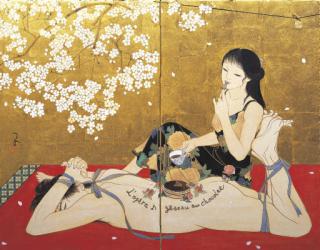 Ryoko Kimura - Beauty of My Dish - My man\'s body dish for L\'opera gateau au chocolat