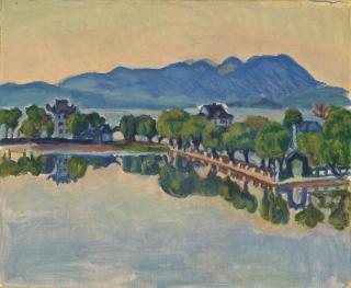 Ryuzaburo Umehara - Spring Scenery of West Lake, Hangzhou