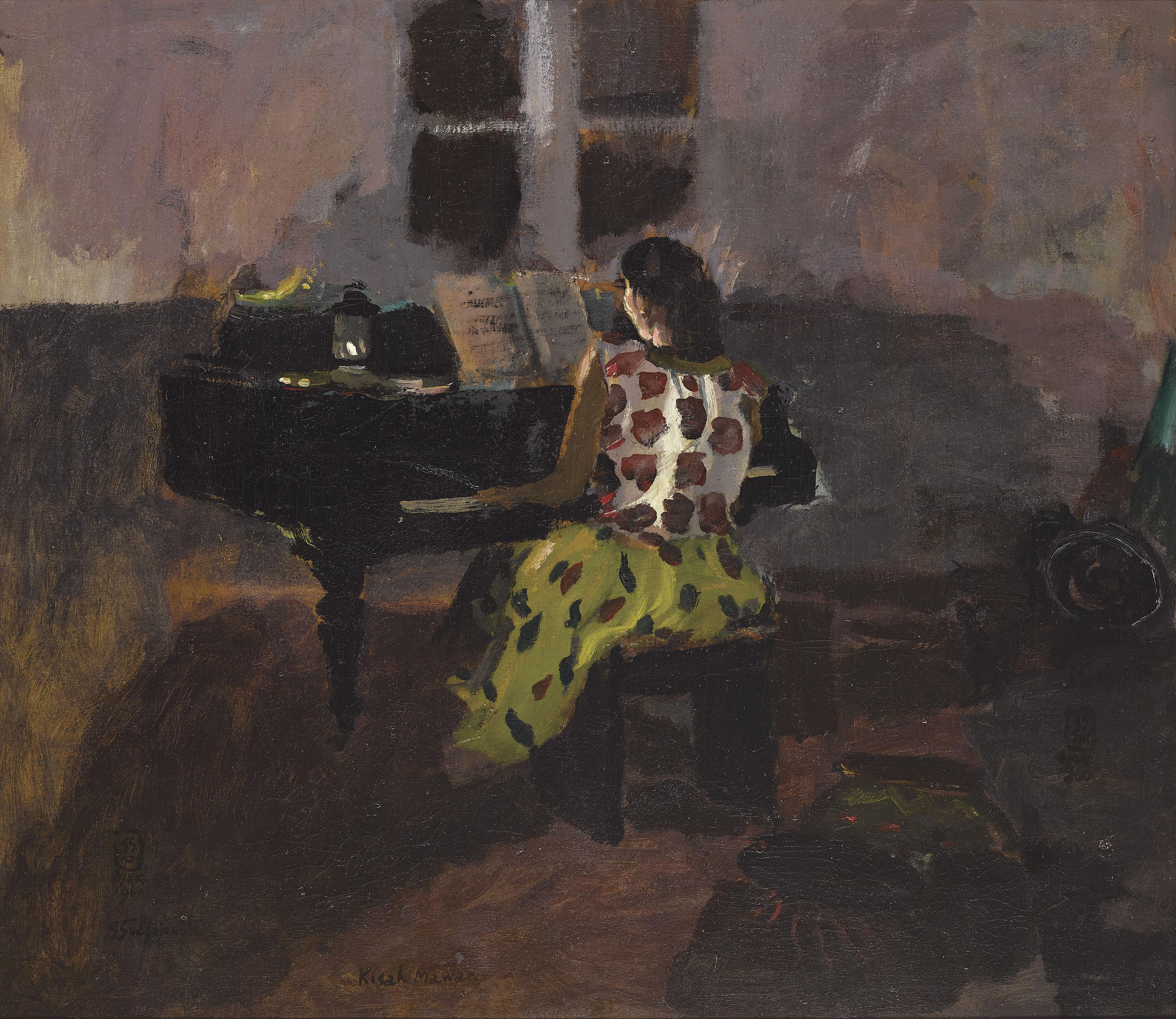 S. Sudjojono - KISAH MAWAR (THE STORY OF ROSE)