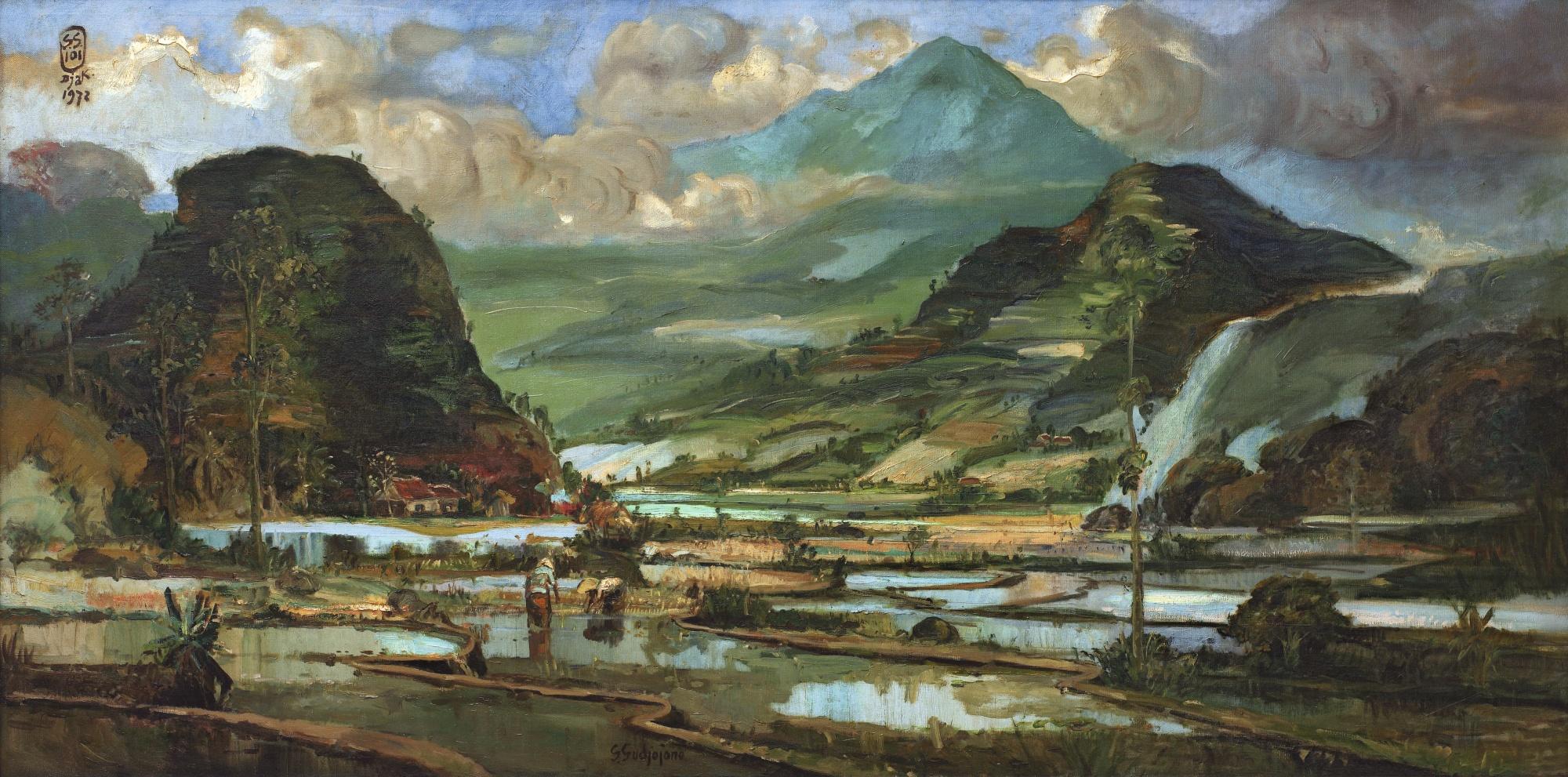S. Sudjojono - Pemandangan (Landscape)