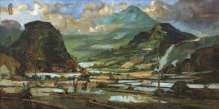S. Sudjojono - Pemandangan (Landscape)