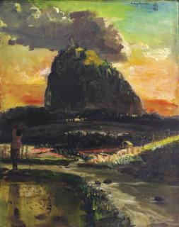 S. Sudjojono - Pulang Bawa Kaju (Bringing Wood Home)