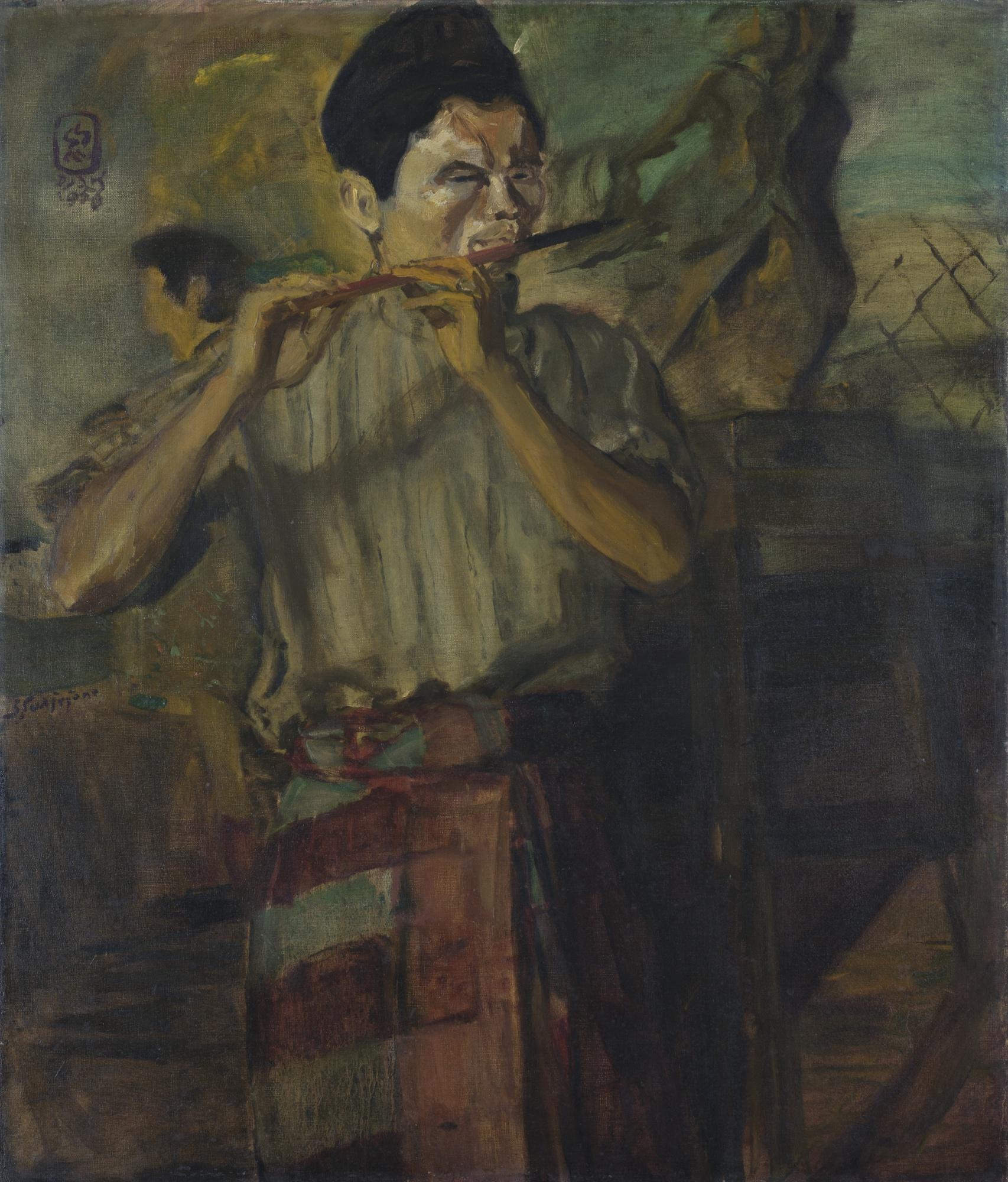 S. Sudjojono - The Piper