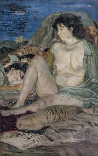 S. Sudjojono - Wanita Dan Alam (Woman And Nature)