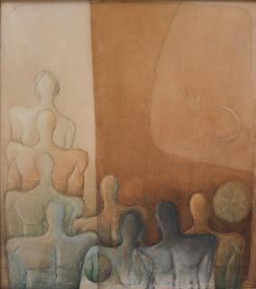 Saadi Al-Kaabi - Untitled (Human Forms)