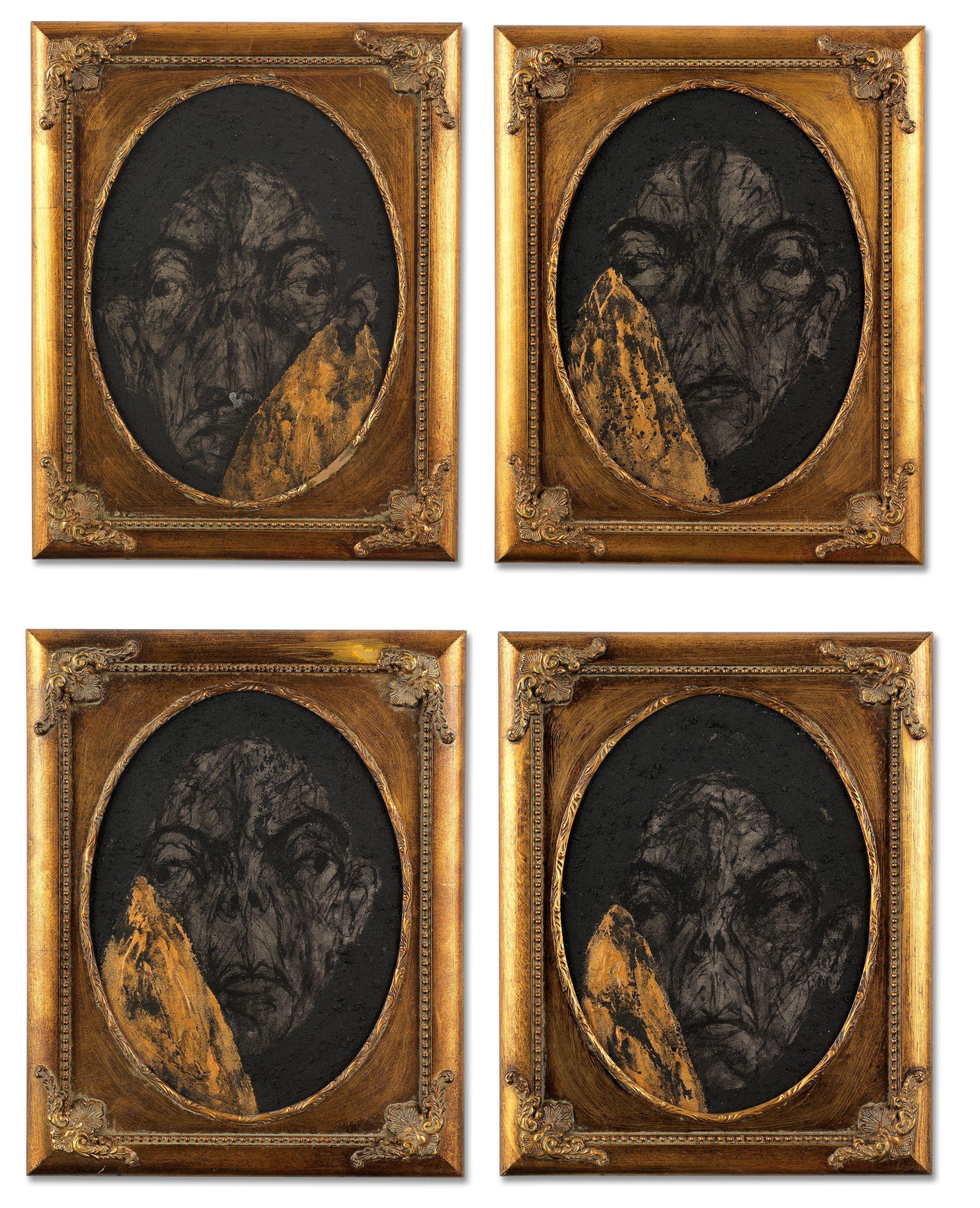 Sabhan Adam - Untitled (Four Faces)