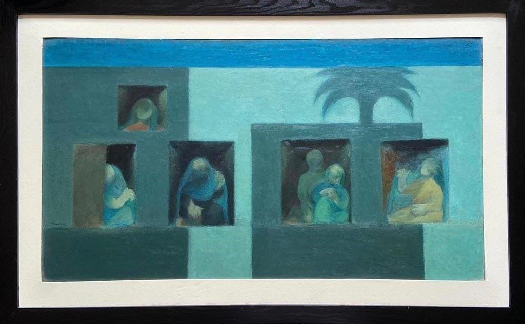 Sabry Mansour - Our Village at Night