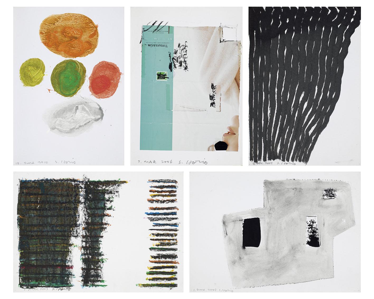 Sadaharu Horio - Untitled (A set of 5 works)
