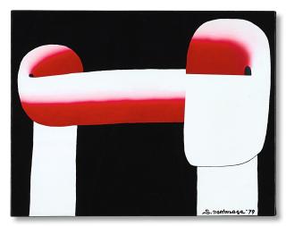 Sadamasa Motonaga - Red White Black