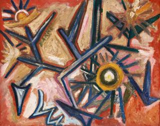 Sadanand Bakre - Untitled (Beginning of Spring in London)