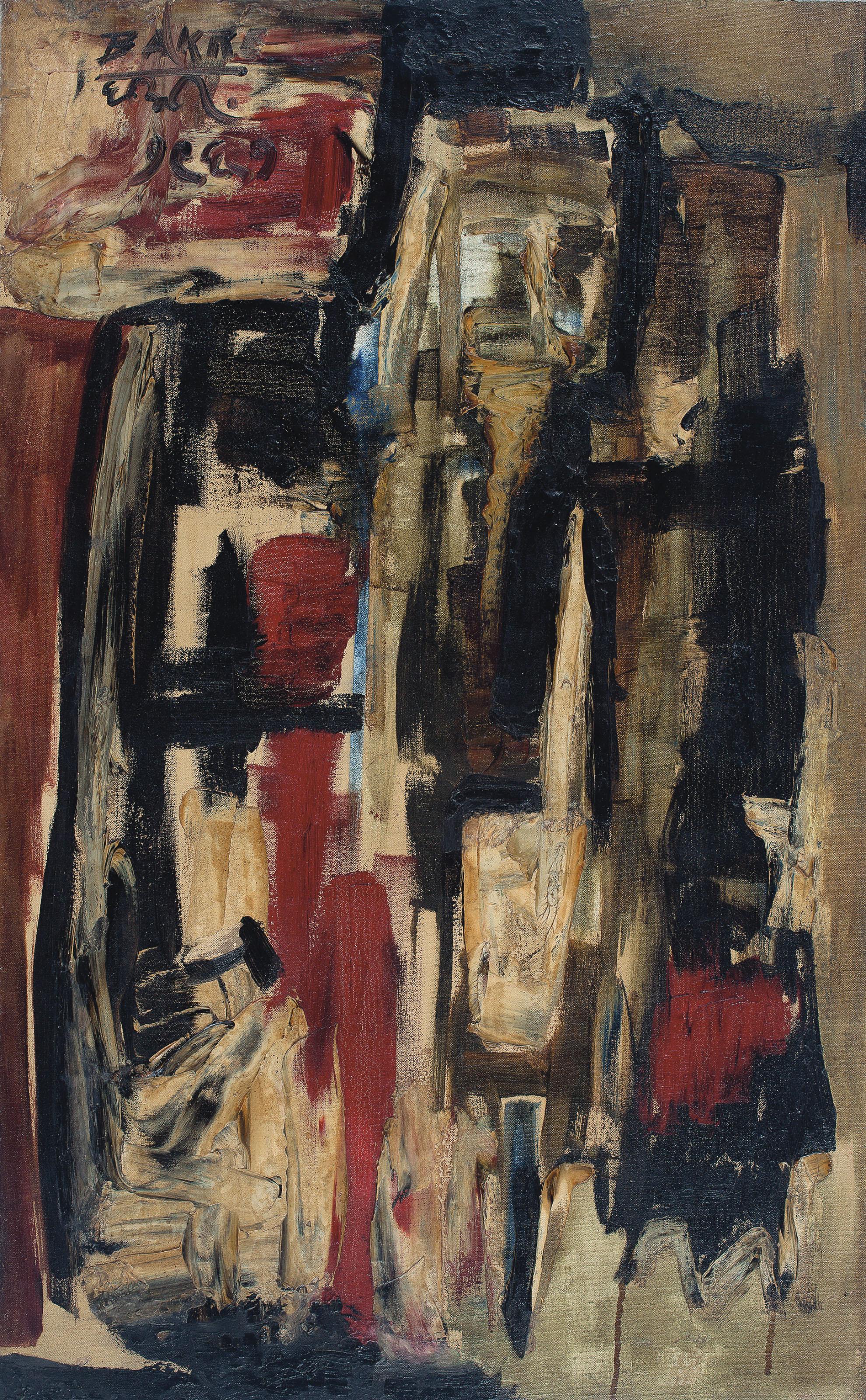 Sadanand Bakre - Untitled (Cityscape)