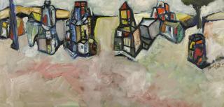 Sadanand K. Bakre - Untitled (Landscape)