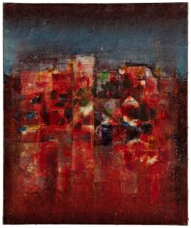 Sadanand K. Bakre - Untitled (Nightscape)