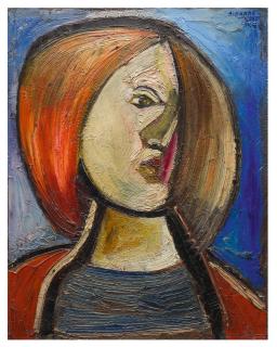 Sadanand K. Bakre - Untitled (Portrait)