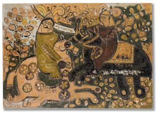 Sadegh Tabrizi - Two Horsemen