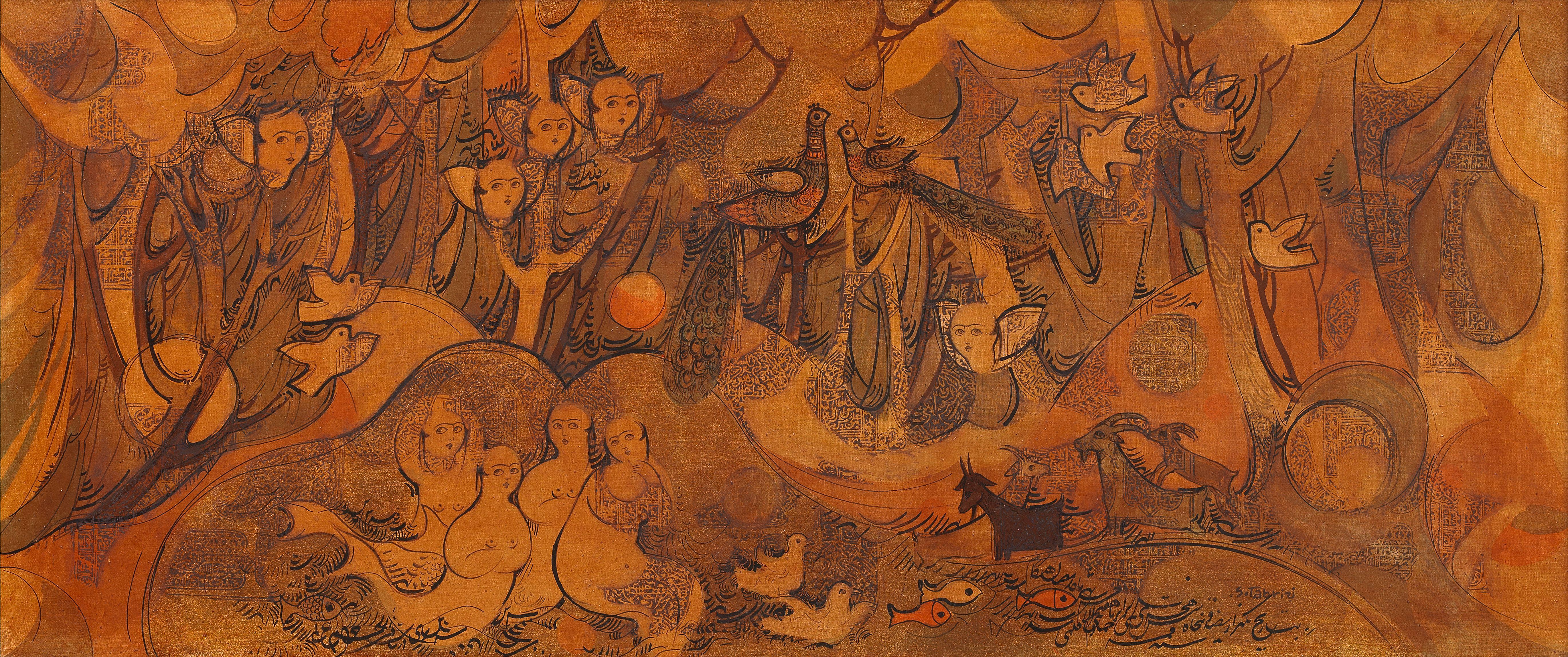 Sadegh Tabrizi - Untitled (Khosrow and Shirin)