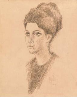 Sadequain - Portrait of Madame Roseline de Gironde