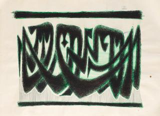 Sadequain - Untitled (Three Figures)