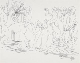 Sadequain - Untitled