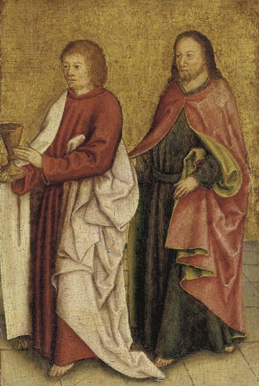 Saint John the Evangelist and Jesus Christ